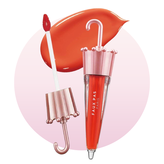 FAUX PAS PARIS Water-Lip Umbrella Tint #ORANGE SHOWER