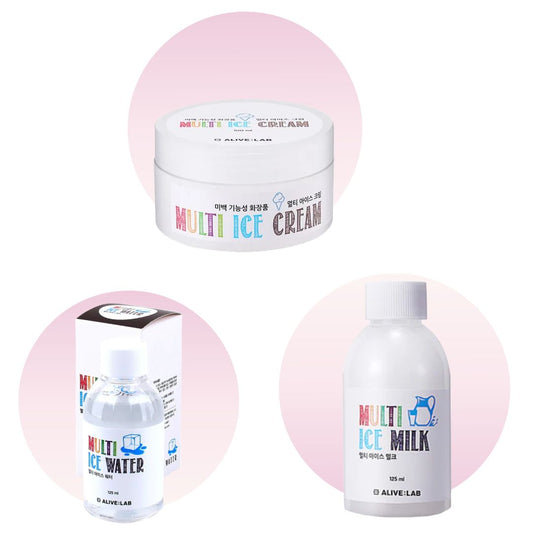 ALIVE:LAB KIT "Multi Ice" Beauty KIT: toner, emulsion, crème